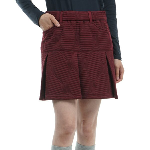 ツアーティー TOUR TEE レディース レディーススケルトンフラッグ　キルトジャカード　フレアスカ－ト THLA483 詳細3