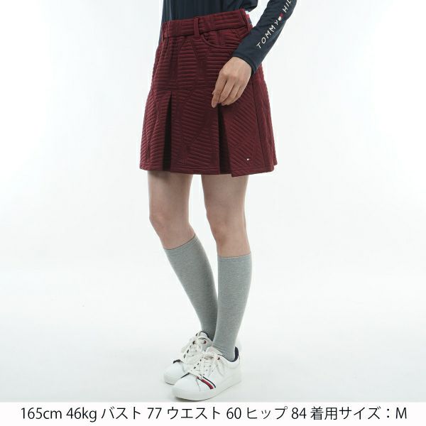 ツアーティー TOUR TEE レディース レディーススケルトンフラッグ　キルトジャカード　フレアスカ－ト THLA483 詳細8