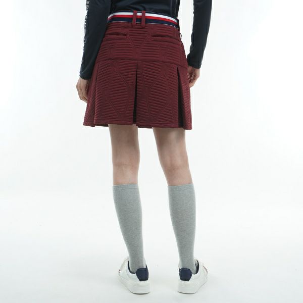 ツアーティー TOUR TEE レディース レディーススケルトンフラッグ　キルトジャカード　フレアスカ－ト THLA483 詳細9