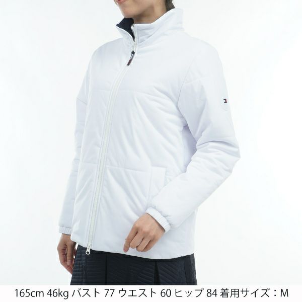 ツアーティー TOUR TEE レディース レディースコーティングニット　パテッドジャケット THLA484 詳細3