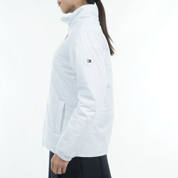 ツアーティー TOUR TEE レディース レディースコーティングニット　パテッドジャケット THLA484 詳細7