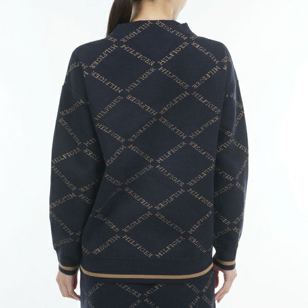 ツアーティー TOUR TEE レディース レディースモノグラムジャガ－ド　ボトルネックセーター THLA485 詳細5