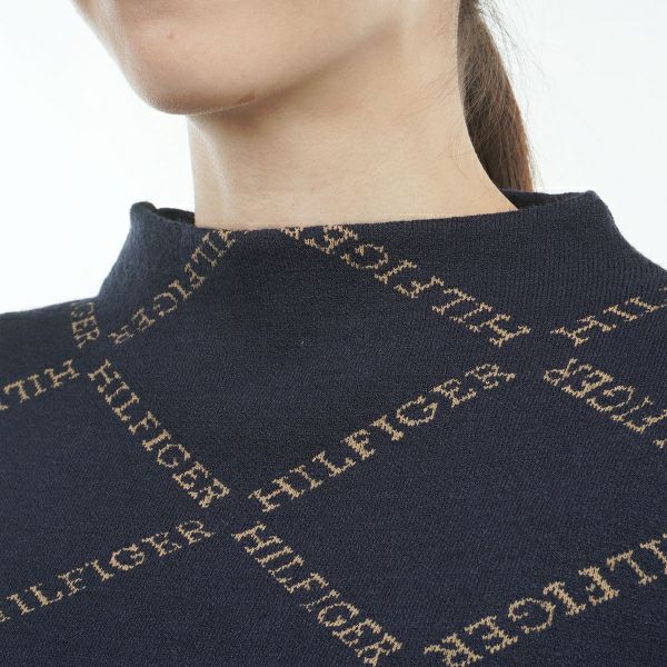 ツアーティー TOUR TEE レディース レディースモノグラムジャガ－ド　ボトルネックセーター THLA485 詳細14