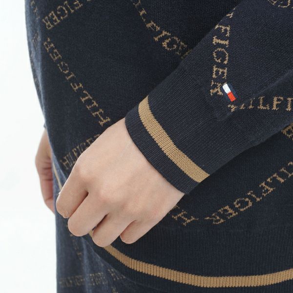 ツアーティー TOUR TEE レディース レディースモノグラムジャガ－ド　ボトルネックセーター THLA485 詳細15