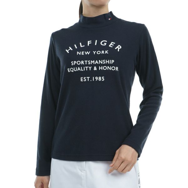 ツアーティー TOUR TEE レディース レディースア－チロゴ　LSモックシャツ THLA486 詳細1