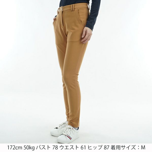 ツアーティー TOUR TEE レディース レディースウォ-ムストレッチ　裏起毛スリムパンツ THLA489 詳細5