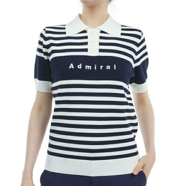 30％OFF】[アドミラル ゴルフ]レディース ボーダーニット ハーフ