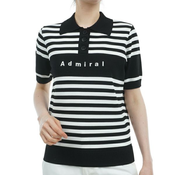 30％OFF】[アドミラル ゴルフ]レディース ボーダーニット ハーフ