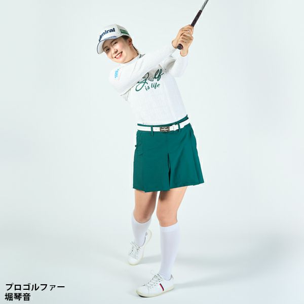 ツアーティー TOUR TEE レディース レディース ボックスプリーツ 4WAYキュロット ADLA452 詳細7