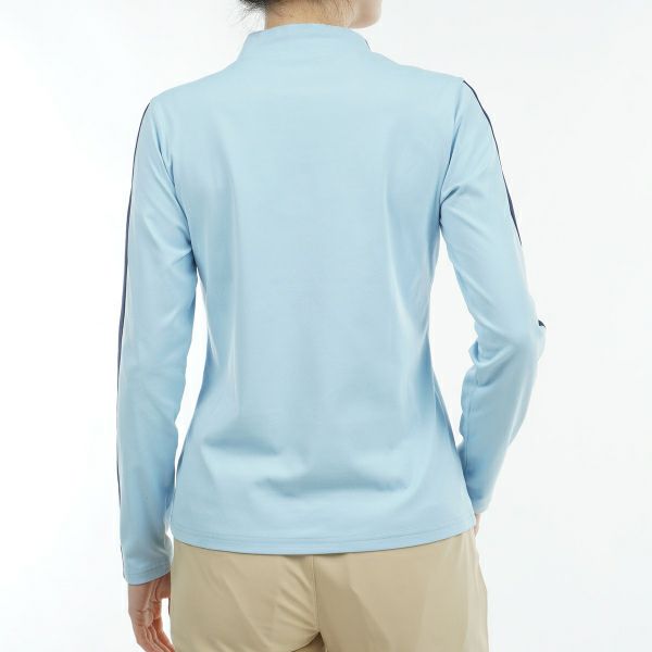 ツアーティー TOUR TEE レディース レディース ストレッチロングスリーブ モックネックシャツ ADLA456 詳細8