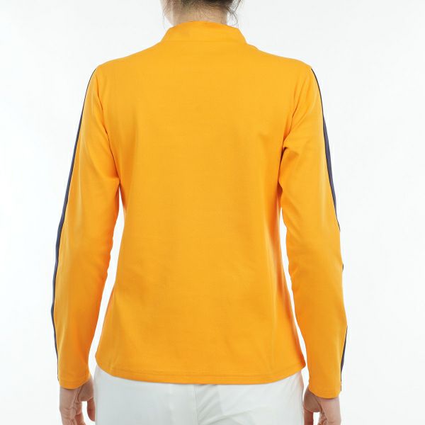 ツアーティー TOUR TEE レディース レディース ストレッチロングスリーブ モックネックシャツ ADLA456 詳細14