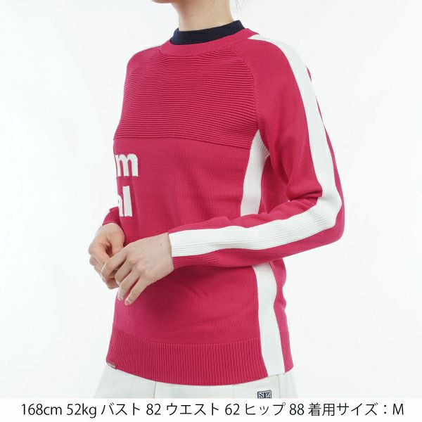アドミラル　Admiral　レイヤーネック クルーセーター　レディス 40％OFF】[アドミラル ゴルフ]レディース レイヤーネック クルー