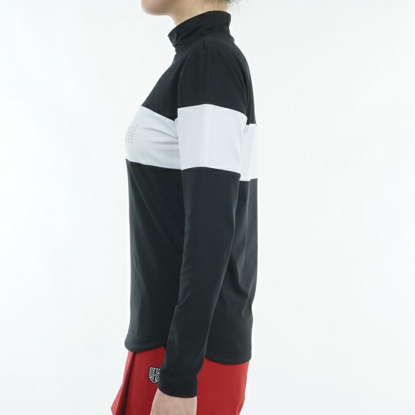 ツアーティー TOUR TEE レディース レディース 裏起毛 メタルロゴ ロングスリーブ モックシャツ ADLA459 詳細10