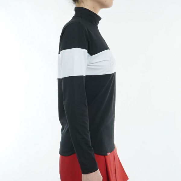 ツアーティー TOUR TEE レディース レディース 裏起毛 メタルロゴ ロングスリーブ モックシャツ ADLA459 詳細11