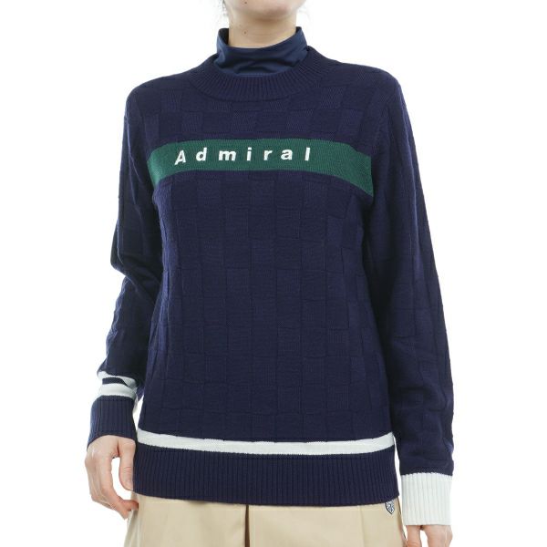 ツアーティー TOUR TEE レディース レディース バスケット ボトルネックセーター ADLA460 詳細1