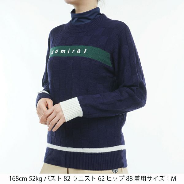 ツアーティー TOUR TEE レディース レディース バスケット ボトルネックセーター ADLA460 詳細4