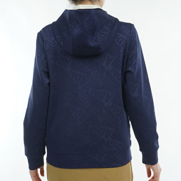 ツアーティー TOUR TEE レディース レディース エンボスロゴ ダンボール フルジップパーカ ADLA467 詳細9