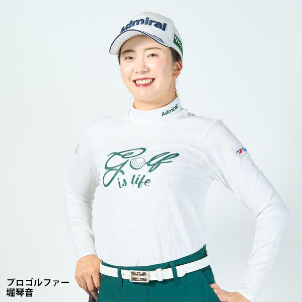 ツアーティー TOUR TEE レディース レディース ゴルフ&ロゴ ロングスリーブ モックシャツ ADLA468 詳細6