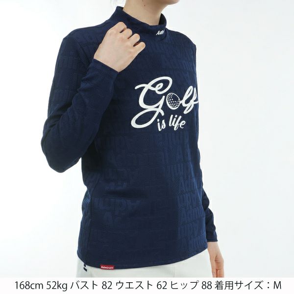 ツアーティー TOUR TEE レディース レディース ゴルフ&ロゴ ロングスリーブ モックシャツ ADLA468 詳細11