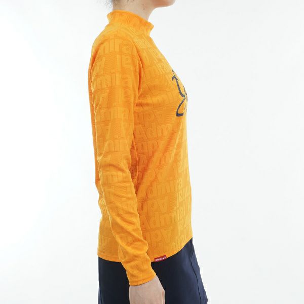 ツアーティー TOUR TEE レディース レディース ゴルフ&ロゴ ロングスリーブ モックシャツ ADLA468 詳細16