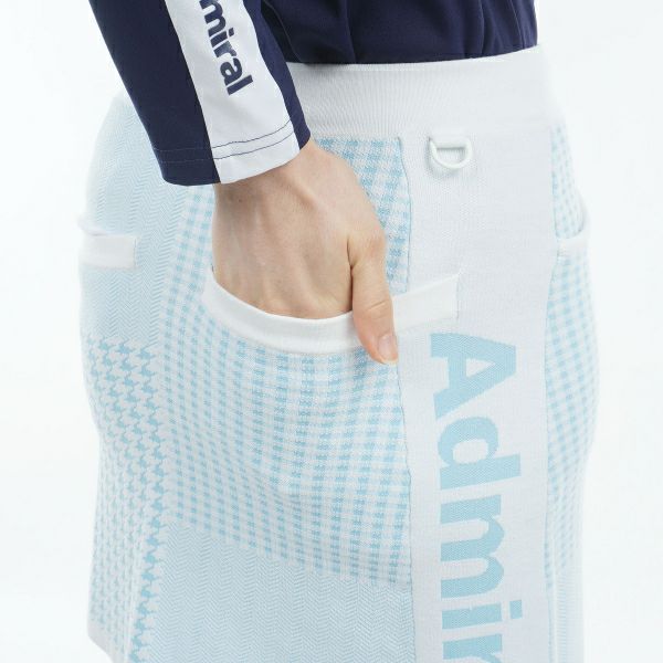 ツアーティー TOUR TEE レディース レディース パターンミックス ニットスカート ADLA473 詳細16