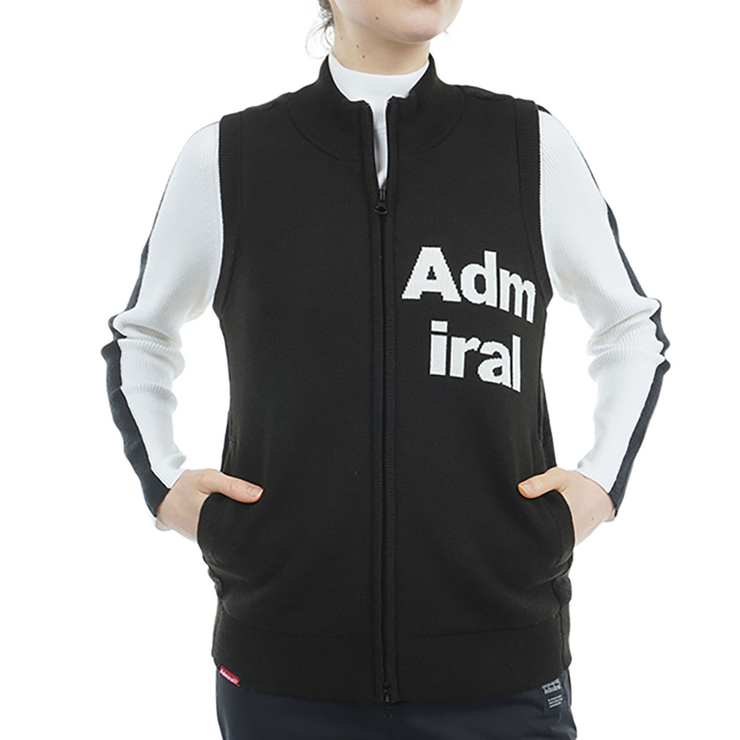 ツアーティー TOUR TEE レディース レディース バックボア フルジップベスト ADLA474 詳細1