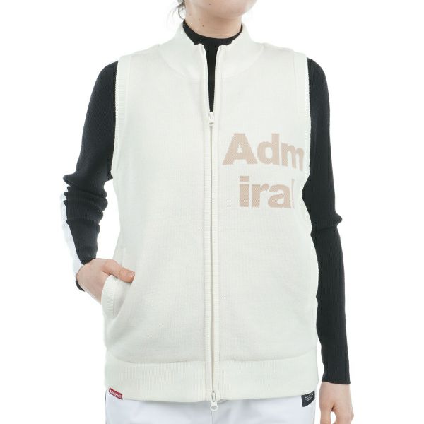 ツアーティー TOUR TEE レディース レディース バックボア フルジップベスト ADLA474 詳細2