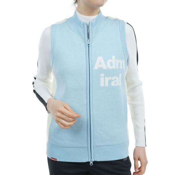 ツアーティー TOUR TEE レディース レディース バックボア フルジップベスト ADLA474 詳細3