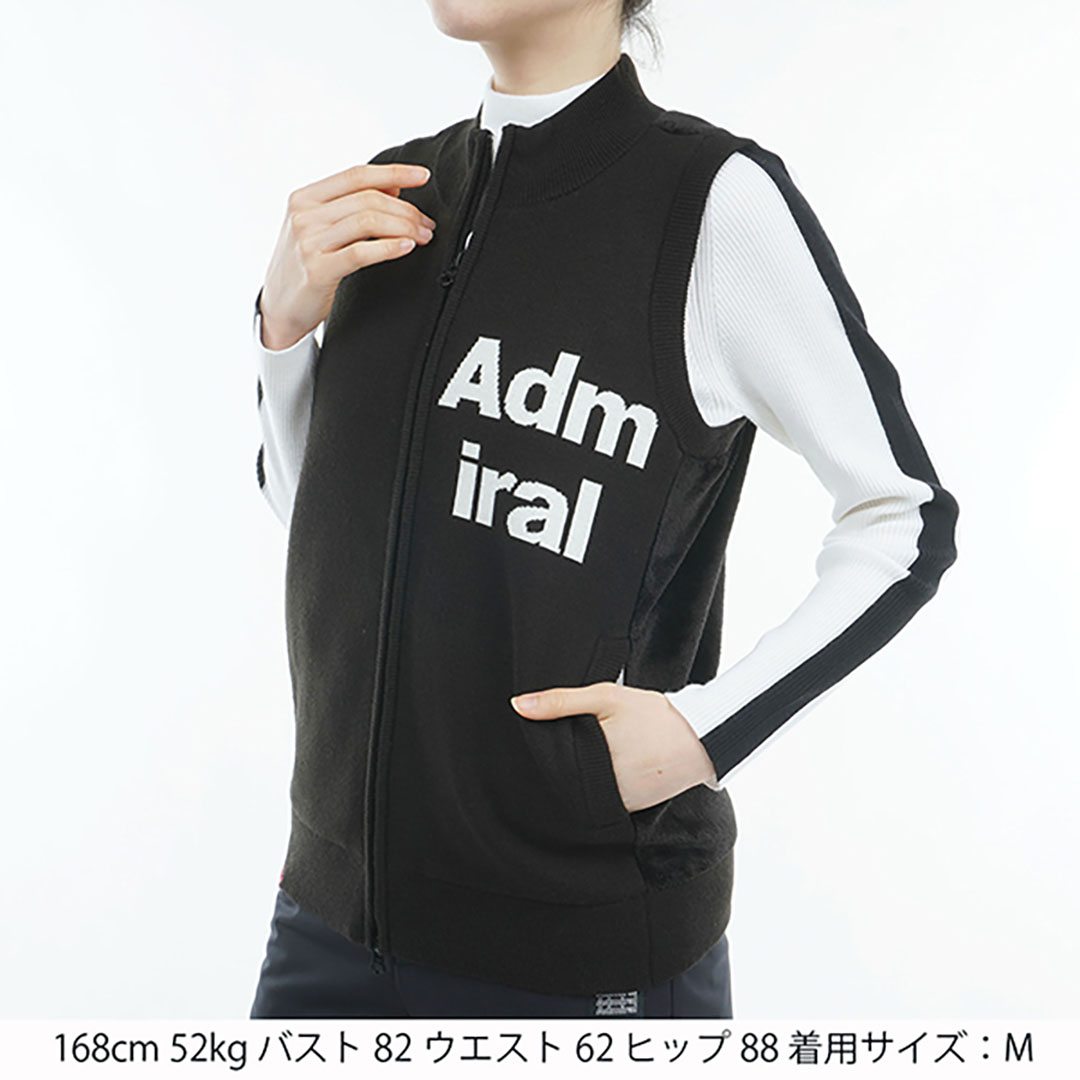ツアーティー TOUR TEE レディース レディース バックボア フルジップベスト ADLA474 詳細4