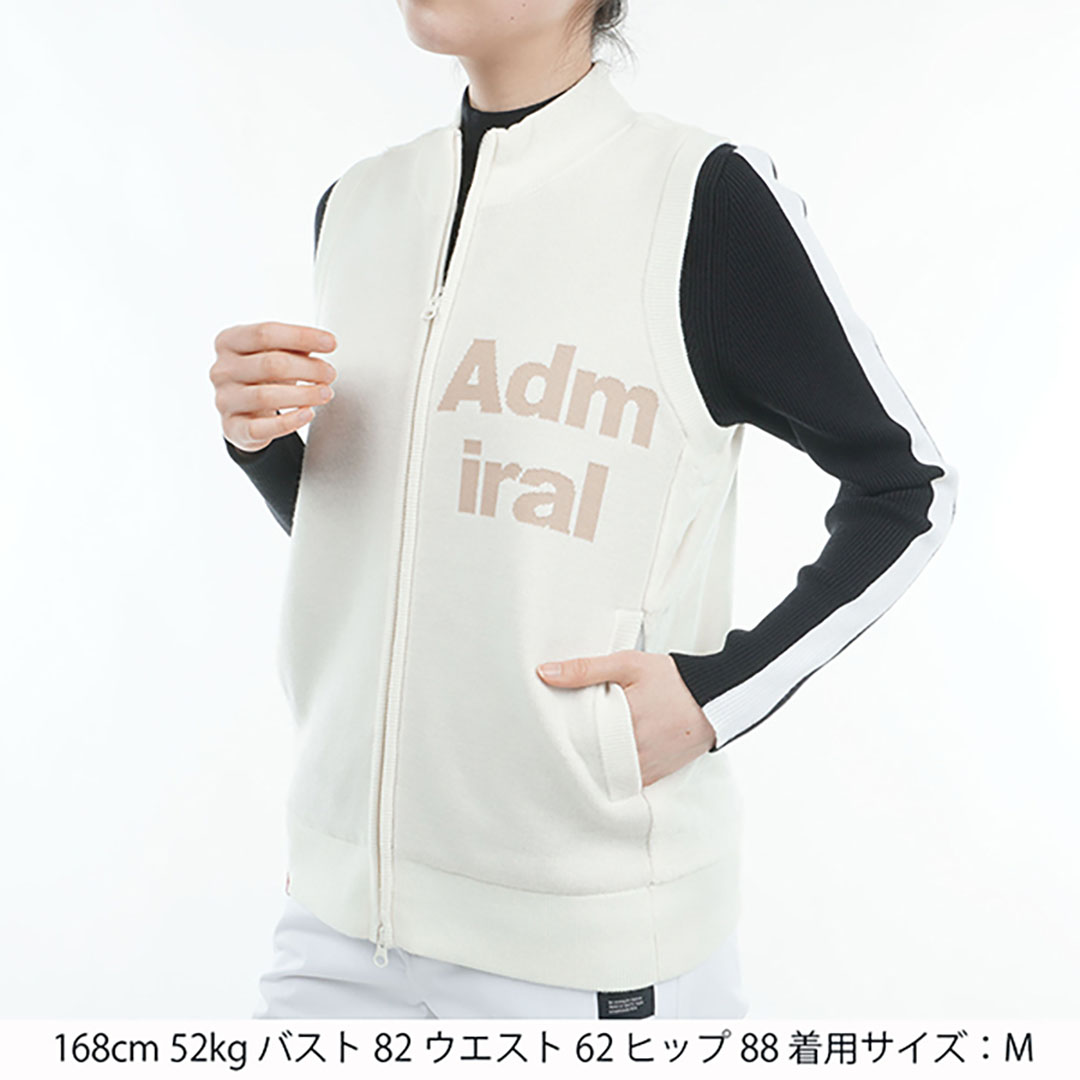 ツアーティー TOUR TEE レディース レディース バックボア フルジップベスト ADLA474 詳細6
