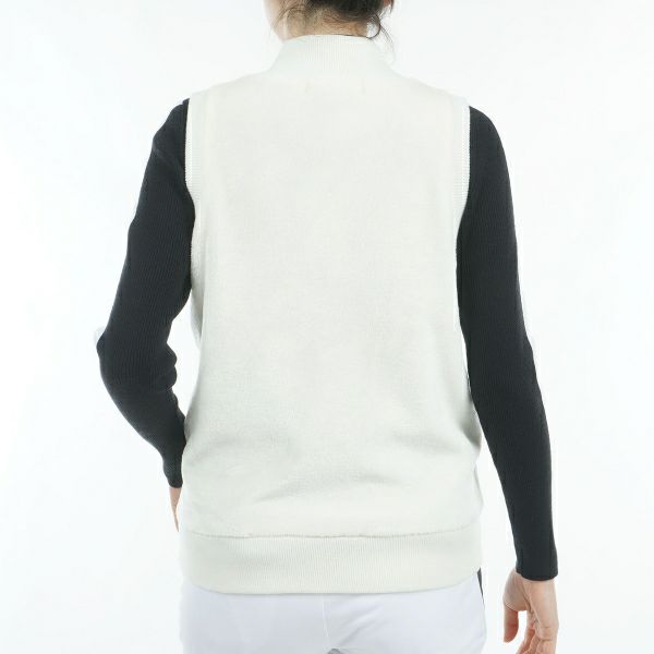 ツアーティー TOUR TEE レディース レディース バックボア フルジップベスト ADLA474 詳細9