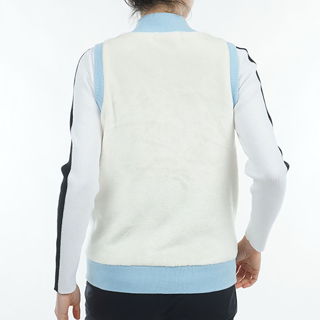ツアーティー TOUR TEE レディース レディース バックボア フルジップベスト ADLA474 詳細9