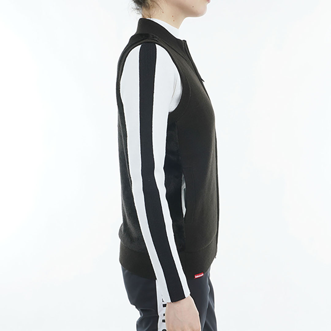 ツアーティー TOUR TEE レディース レディース バックボア フルジップベスト ADLA474 詳細11
