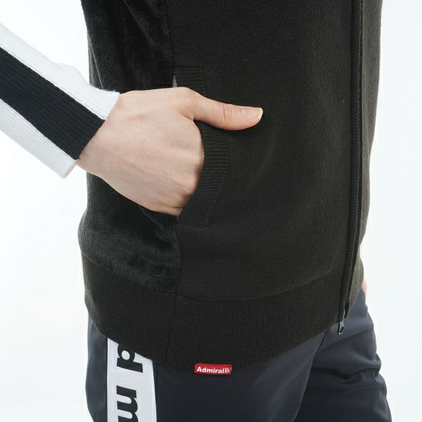 ツアーティー TOUR TEE レディース レディース バックボア フルジップベスト ADLA474 詳細14