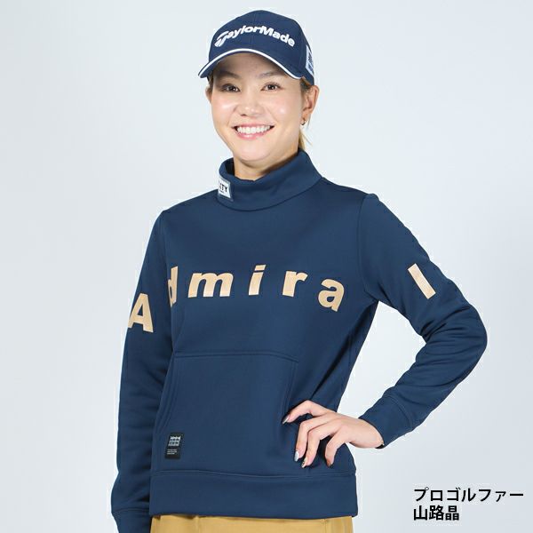 ツアーティー TOUR TEE レディース レディース ロゴモックネック スウェット ADLA477 詳細1