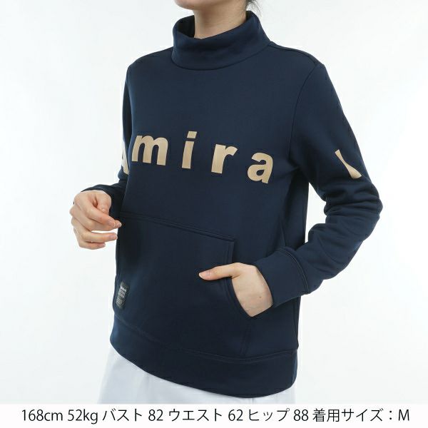 ツアーティー TOUR TEE レディース レディース ロゴモックネック スウェット ADLA477 詳細6