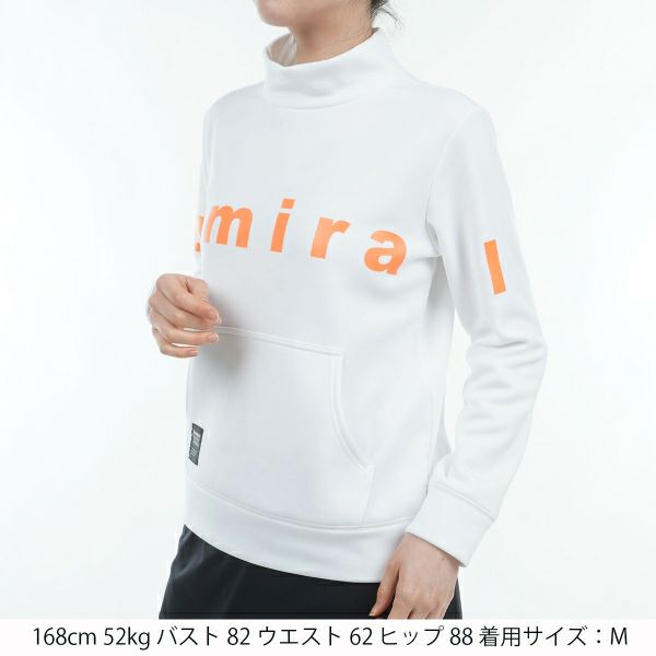 ツアーティー TOUR TEE レディース レディース ロゴモックネック スウェット ADLA477 詳細8