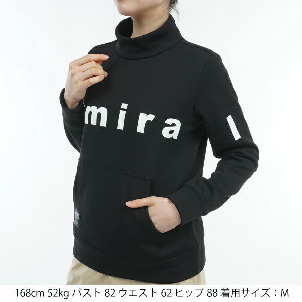 ツアーティー TOUR TEE レディース レディース ロゴモックネック スウェット ADLA477 詳細10