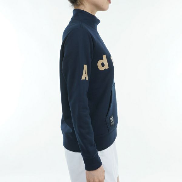 ツアーティー TOUR TEE レディース レディース ロゴモックネック スウェット ADLA477 詳細13