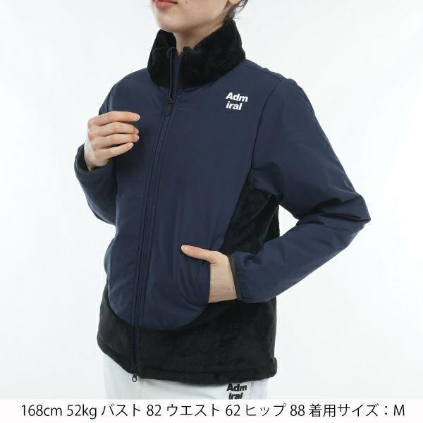 ツアーティー TOUR TEE レディース レディース ボアミックス 中綿ジャケット ADLA480 詳細4