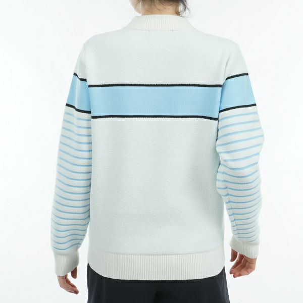 ツアーティー TOUR TEE レディース レディース モールヤーン ハーフジップセーター ADLA485 詳細5