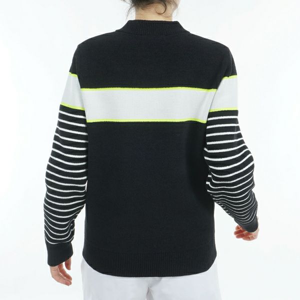 ツアーティー TOUR TEE レディース レディース モールヤーン ハーフジップセーター ADLA485 詳細7