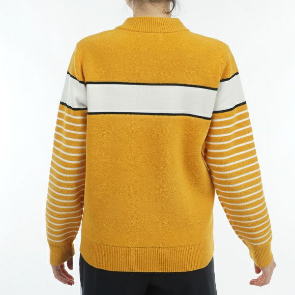 ツアーティー TOUR TEE レディース レディース モールヤーン ハーフジップセーター ADLA485 詳細9