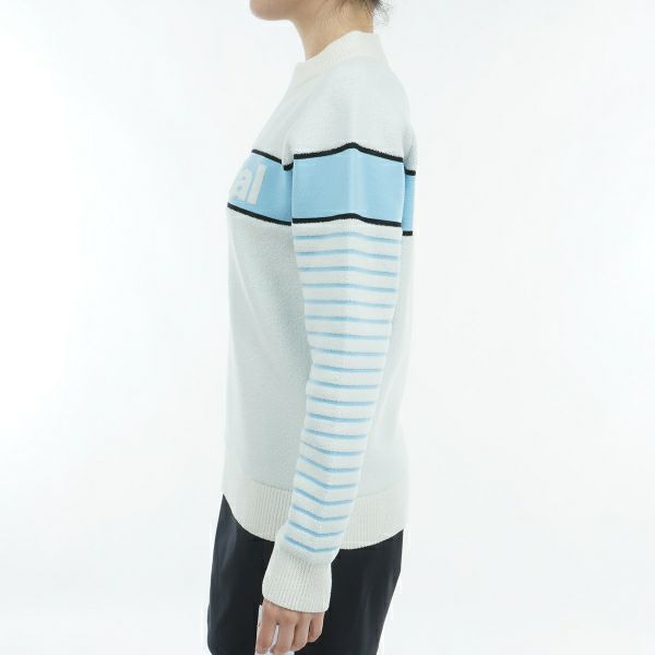 ツアーティー TOUR TEE レディース レディース モールヤーン ハーフジップセーター ADLA485 詳細10