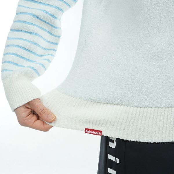 ツアーティー TOUR TEE レディース レディース モールヤーン ハーフジップセーター ADLA485 詳細12