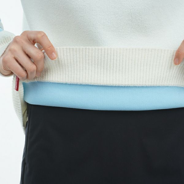 ツアーティー TOUR TEE レディース レディース モールヤーン ハーフジップセーター ADLA485 詳細15