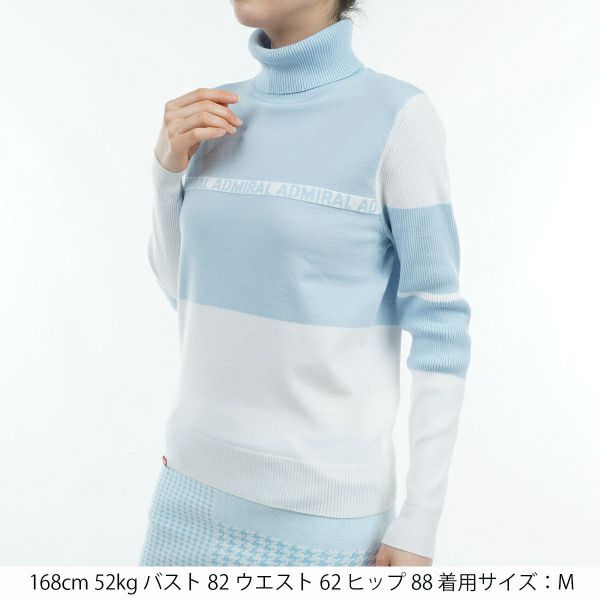 ツアーティー TOUR TEE レディース レディース パネルカラー タートルネックセーター ADLA486 詳細6