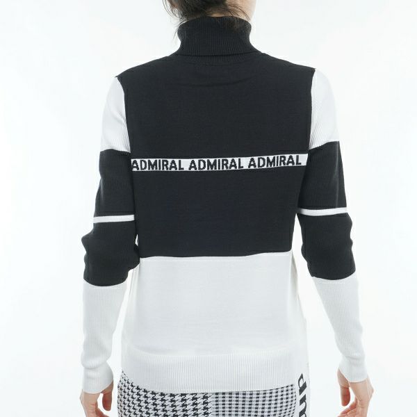 ツアーティー TOUR TEE レディース レディース パネルカラー タートルネックセーター ADLA486 詳細9