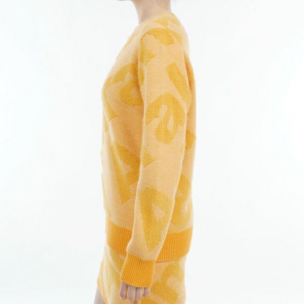 ツアーティー TOUR TEE レディース レディース フェザーロゴ ツイーディークルーセーター ADLA487 詳細10