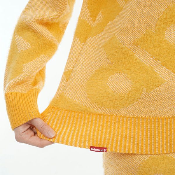 ツアーティー TOUR TEE レディース レディース フェザーロゴ ツイーディークルーセーター ADLA487 詳細12